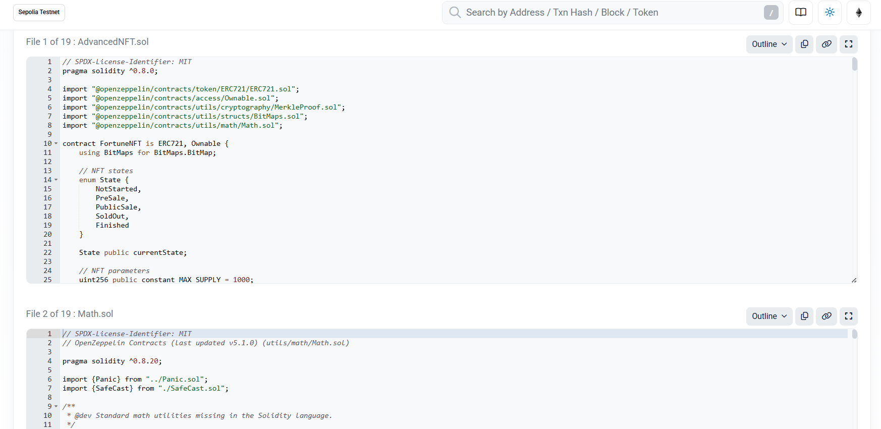 Advanced NFT preview 3
